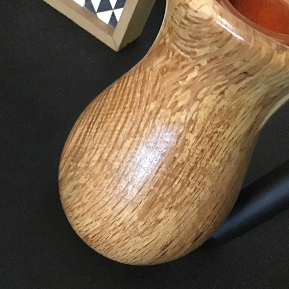 Beautiful wood flower vase
